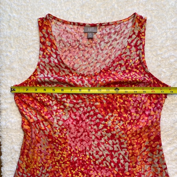 J.Jill Sleeveless Summer Dress Size 6P - Picture 7 of 10